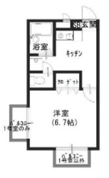 プレジール桂の物件間取画像